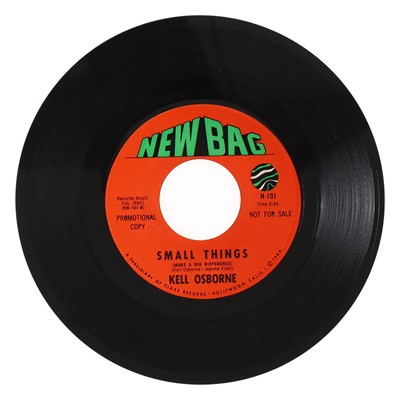 Lot 279 - KELL OSBORNE – SMALL THINGS (MAKE A BIG DIFFERENCE C/W NOTHIN' FROM NOTHIN' US NEW BAG 7” DEMO (N-101)