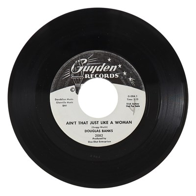 Lot 290 - DOUGLAS BANKS – AIN'T THAT JUST LIKE A WOMAN US GUYDEN RECORDS 7” DEMO (2082)