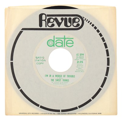 Lot 291 - THE SWEET THINGS – I'M IN A WORLD OF TROUBLE US DATE 7” DEMO (2-1522)