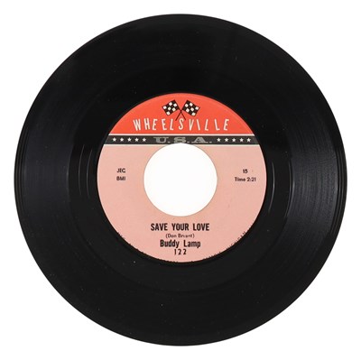 Lot 293 - BUDDY LAMP – SAVE YOUR LOVE US WHEELSVILLE U.S.A. 7” (122)