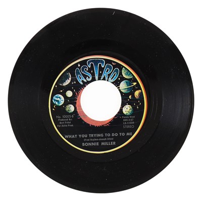 Lot 296 - BONNIE MILLER – WHAT YOU TRYING TO DO TO ME C/W SUNDAY US ASTRO 7” (10005)