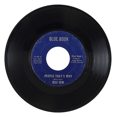 Lot 300 - IDLE FEW – PEOPLE THAT'S WHY US BLUE BOOK 7” (69 BB 1)