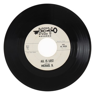 Lot 308 - MICHAEL D. – ALL IS LOST US KEY RECORDS 7” (101)