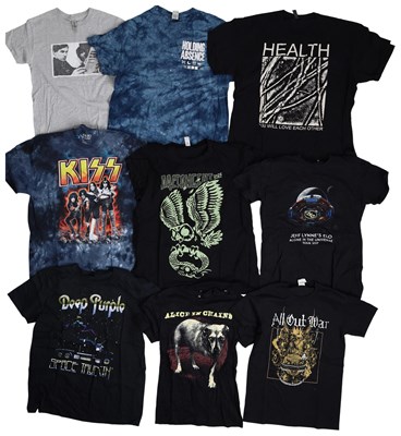Lot 269 - CLOTHING - JACKETS/ T-SHIRTS INC KISS / BLACK FLAG ETC.