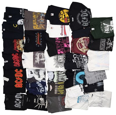 Lot 270 - MUSIC T-SHIRTS - AC/DC AND MORE.