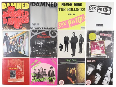 Lot 923 - PUNK LP, 7" AND CD PACK INCLUDING MODERN PRESSINGS THE DAMNED, SEX PISTOLS