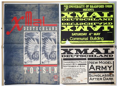 Lot 164 - XMAL DEUTSCHLAND - POSTER COLLECTION.