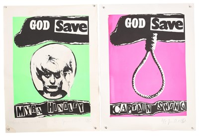 Lot 487 - JAMIE REID - TWO SIGNED LIMITED EDITION PRINTS.
