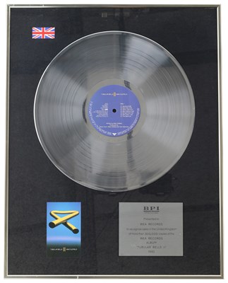 Lot 260 - MIKE OLDFIELD - TUBULAR BELLS II BPI AWARD.