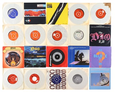 Lot 960 - LARGE ROCK AND POP 7" COLLECTION D TO F INCLUDING THE DOORS, DIO