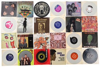 Lot 961 - LARGE ROCK AND POP 7" COLLECTION A TO C INCLUDING THE BEATLES, THE ALMIGHTY