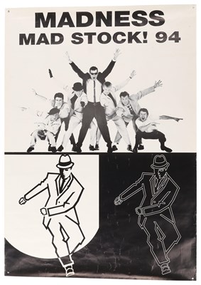 Lot 166 - MADNESS - MAD STOCK 1994 POSTER.
