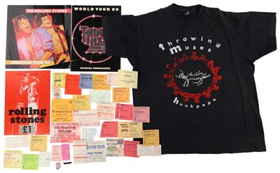 Lot 127 - 1980S TICKET STUB COLLECTION INC ROLLING STONES / THIN LIZZY AND MORE.