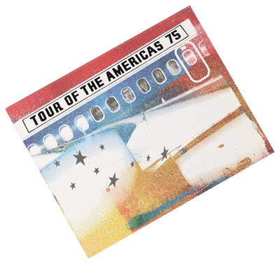 Lot 312 - ROLLING STONES - TOUR OF THE AMERICAS 1975 DELUXE GENESIS BOOK.
