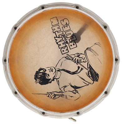 Lot 65 - SELCOL - VINTAGE 'RHYTHM AND BLUES' SNARE DRUM.