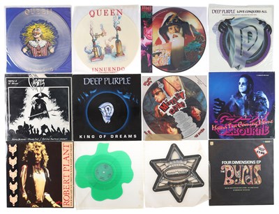 Lot 1044 - ROCK LP, 12", 10" COLLECTION INCLUDING PICTURE DISCS BLACK SABBATH, T. REX