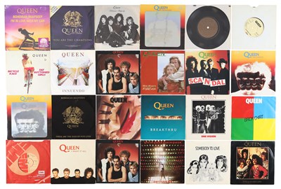 Lot 1053 - QUEEN 7" COLLECTION INCLUDING RARITIES, FLEXI, MODERN PRESSINGS AND MORE