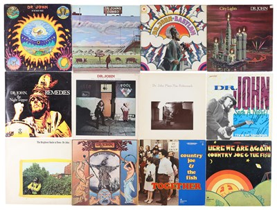 Lot 1059 - BLUES, FOLK, COUNTRY, ROCK LP'S INCLUDING DR. JOHN, COUNTRY JOE AND THE FISH