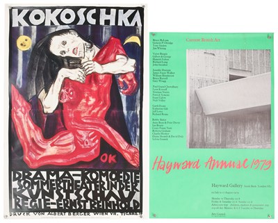 Lot 453 - THROBBING GRISTLE / COUM / PSYCHIC TV RELATED - RARE 1979 HAYWARD GALLERY EXHIBITION POSTER.