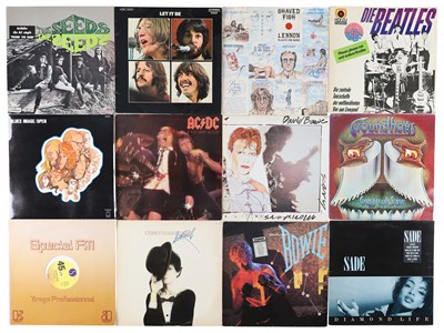 Lot 979 - ROCK PSYCH WAVE POP LPS - THE SEEDS, BEATLES, BOWIE, GROUNDHOG + MORE