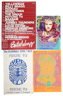 Lot 457 - PSYCHIC TV POSTER COLLECTION.