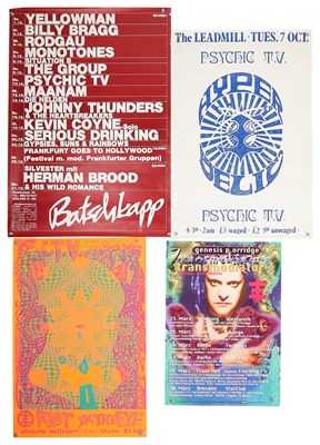 Lot 458 - PSYCHIC TV POSTER COLLECTION.