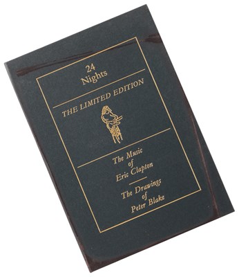 Lot 100 - ERIC CLAPTON - 24 NIGHTS GENESIS PUBLICATIONS - SIGNED BY CLAPTON / PETER BLAKE.