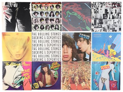 Lot 988 - ROLLING STONES LP COLLECTION - ZIPPER SLEEVE, FACTORY SAMPLES + MORE
