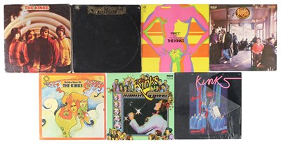 Lot 991 - THE KINKS LP PACK - UK ORIGINALS, VILLAGE GREEN STEREO + MORE