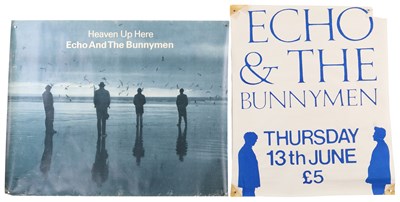 Lot 168 - ECHO AND THE BUNNYMEN - POSTERS INC ORIGINAL CONCERT POSTER.