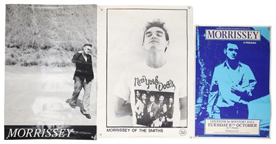 Lot 409 - THE SMITHS - MORRISSEY ORIGINAL CONCERT POSTER.