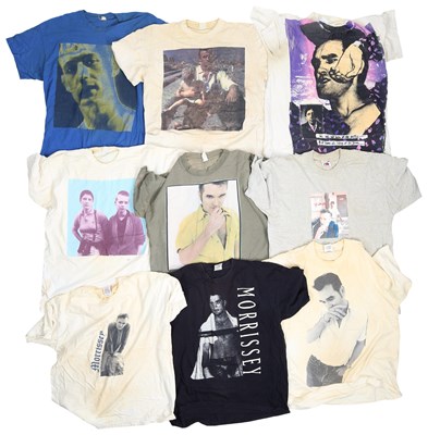 Lot 410 - THE SMITHS - MORRISSEY SOLO - CONCERT/TOUR T-SHIRTS.