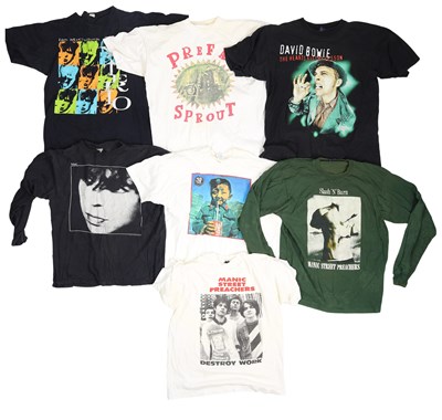 Lot 271 - VINTAGE 1980S/1990S T-SHIRTS TO INC MANIC STREET PREACHERS/DAVID BOWIE.