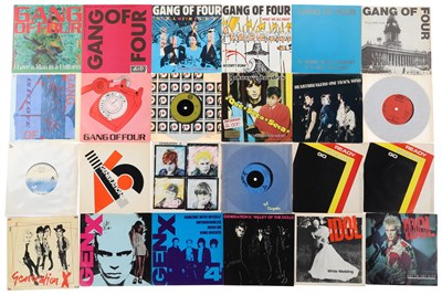 Lot 1007 - POST-PUNK & PUNK 7" PACK W/ DEMOS - GANG OF FOUR, GEN X - ANNIE NIGHTINGALE ARCHIVE