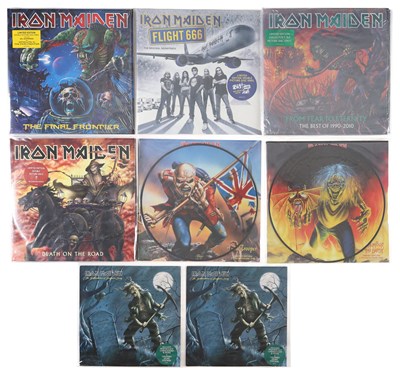 Lot 1113 - IRON MAIDEN - 00's LPs / PICTURE DISCS PACK