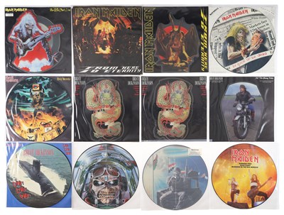 Lot 1114 - IRON MAIDEN - 80s / 90s - 12" / PICTURE DISCS PACK