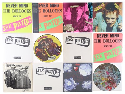Lot 1115 - SEX PISTOLS / STIFF LITTLE FINGERS / STRANGLERS - LP COLLECTION