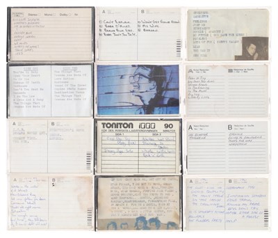 Lot 1269 - PRIVATE / LIVE CASSETTE TAPES - BOWIE, ZEPPELIN, THE CLASH, QUEEN, STONES + MORE