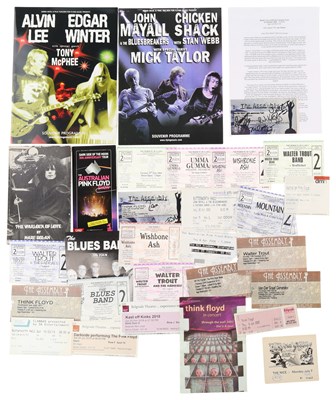 Lot 68 - TICKETS AND MEMORABILIA TO INC WARLOCK OF LOVE 1ST EDITION.