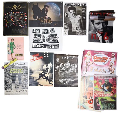 Lot 171 - POSTER COLLECTION INC SHANIA TWAIN / MICHAEL BUBLE SIGNED.