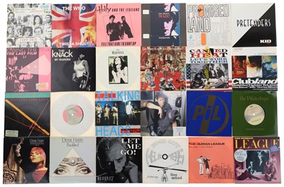 Lot 1015 - LARGE COLLECTION - 80'S PIC-SLEEVE 7" POP INDIE ROCK - ANNIE NIGHTINGALE ARCHIVE