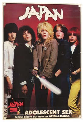 Lot 172 - JAPAN - ORIGINAL ADOLESCENT SEX PROMO POSTER.