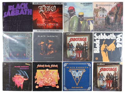 Lot 1128 - BLACK SABBATH / DIO - OLD / NEW - LPs (INC RARE BOX SET)