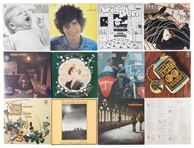 Lot 1018 - FOLK-ROCK / ACID FOLK LPS - SANDY DENNY, ROY HARPER, TIM BUCKLEY, BILL NELSON