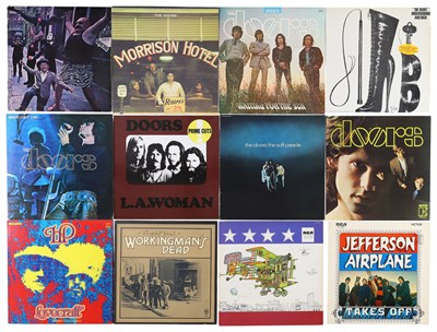 Lot 1021 - USA PSYCH LEGENDS LP PACK - THE DOORS, VELVET UNDERGROUND, JEFFERSON AIRPLANE
