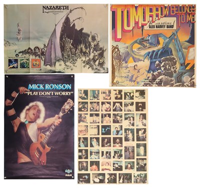 Lot 174 - CLASSIC ROCK / PROG - 1970S POSTERS INC ALEX HARVEY / MICK RONSON.