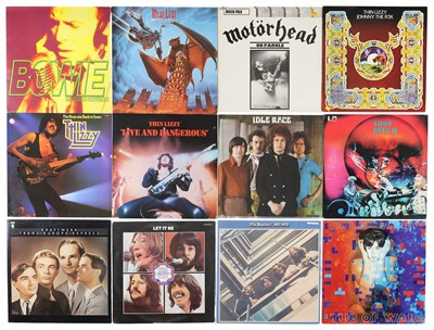 Lot 1023 - CLASSIC ROCK LPS - DAVID BOWIE, THIN LIZZY, BEATLES, MEAT LOAF + MORE