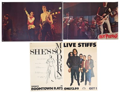Lot 465 - PUNK POSTERS INC SEX PISTOLS.