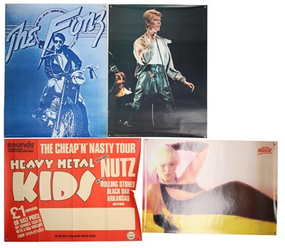 Lot 176 - 1970S POSTER COLLECTION INC DEBBIE HARRY / DAVID BOWIE / HEAVY METAL KIDS.