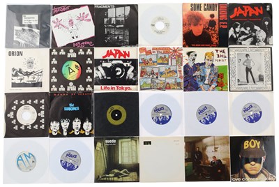 Lot 1028 - WAVE PUNK SYNTH POP 7" SINGLES - THE TERRAPLANES, RAMONES, SUEDE, THE CLASH